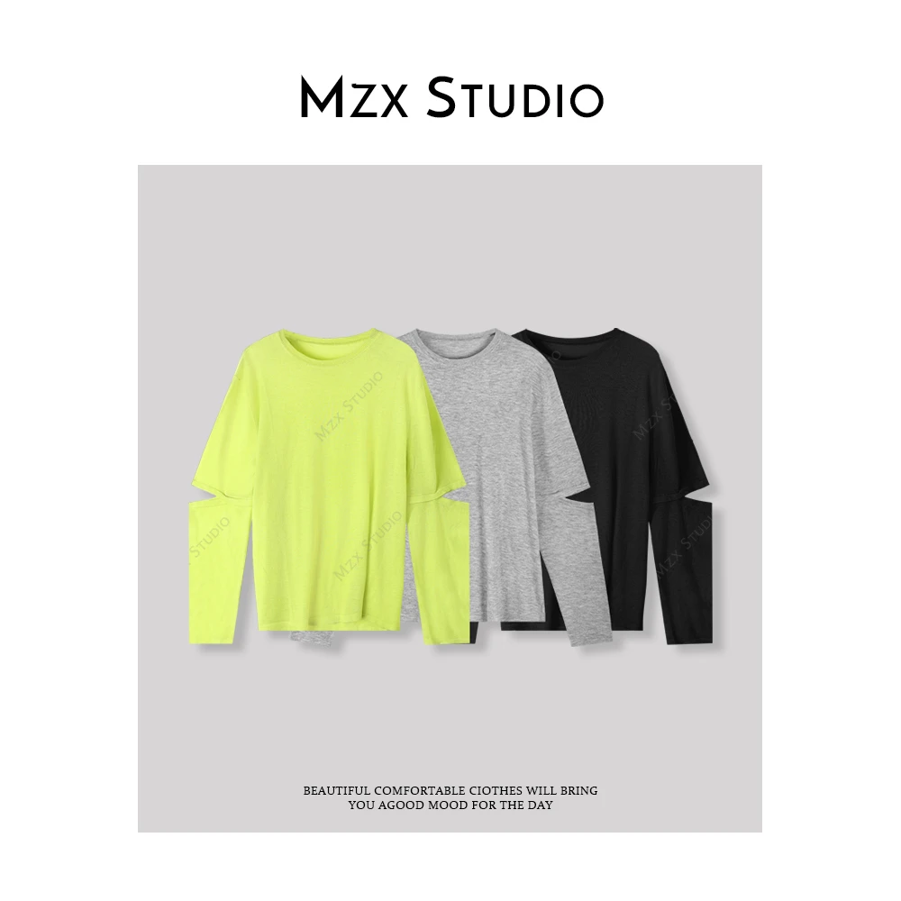 MZX 春季圆领设计感长袖上衣SY7603-F