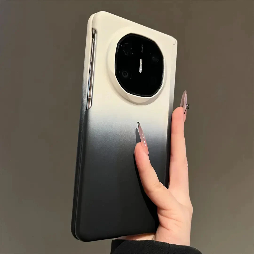 适用华为MateX6折叠屏手机壳MateX5撞色小众磨砂全包超薄x3保护套