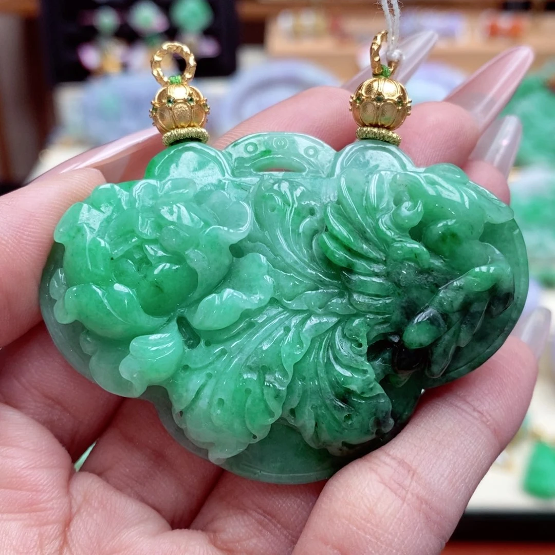 颈饰未镶嵌翡翠翡翠吊坠
