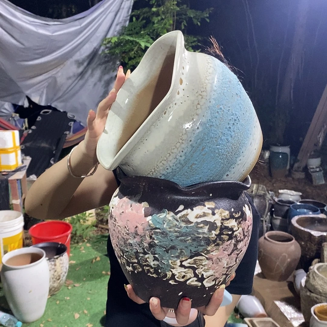 紫砂花盆正品20/18