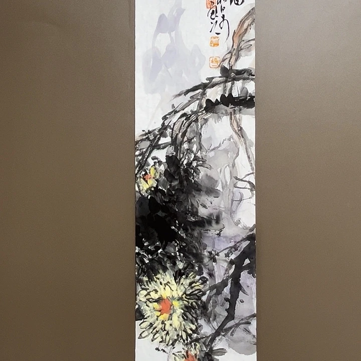 国画杨树玉  手绘原创