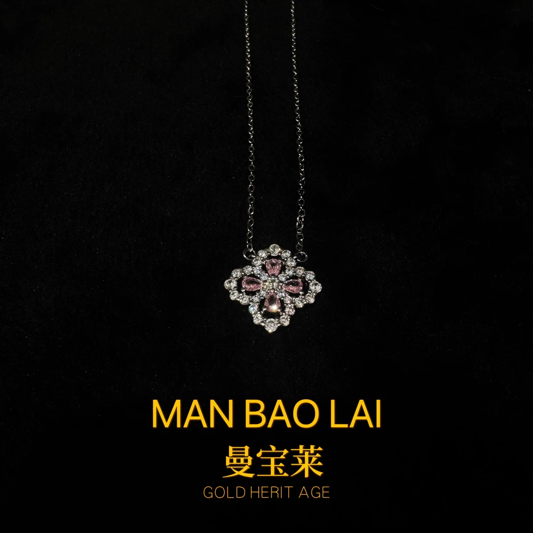 非金属珐琅项链 曼宝莱  【彩寻】时尚气质国风百搭时尚项链MB066