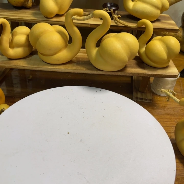 柴***～天鹅葫芦家居饰品