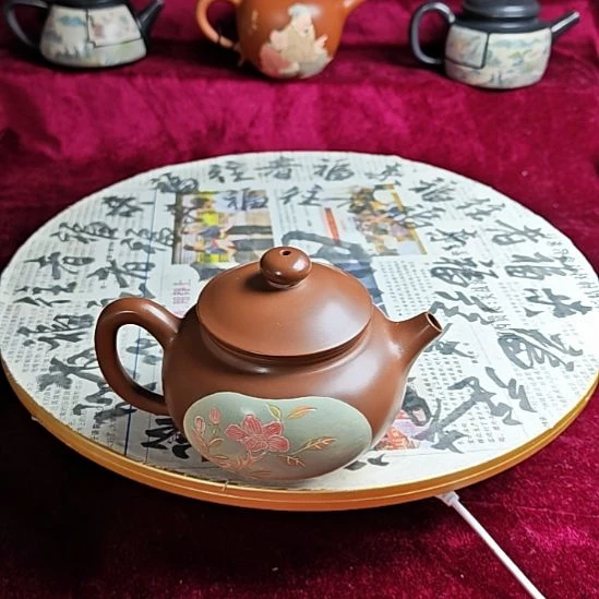 建水紫陶全品茶壶3号