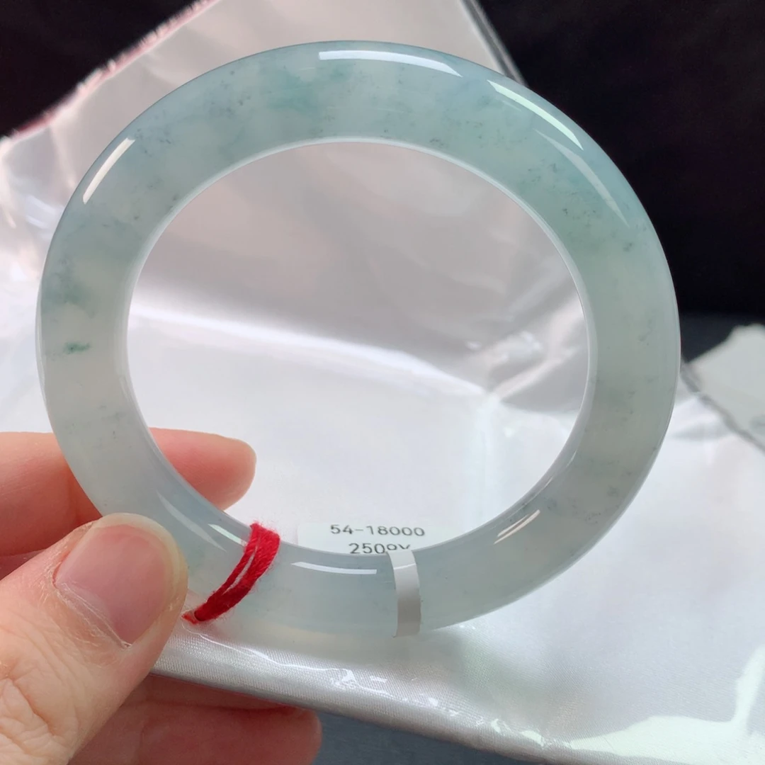 未镶嵌手镯翡翠缅甸天然翡翠手镯5455