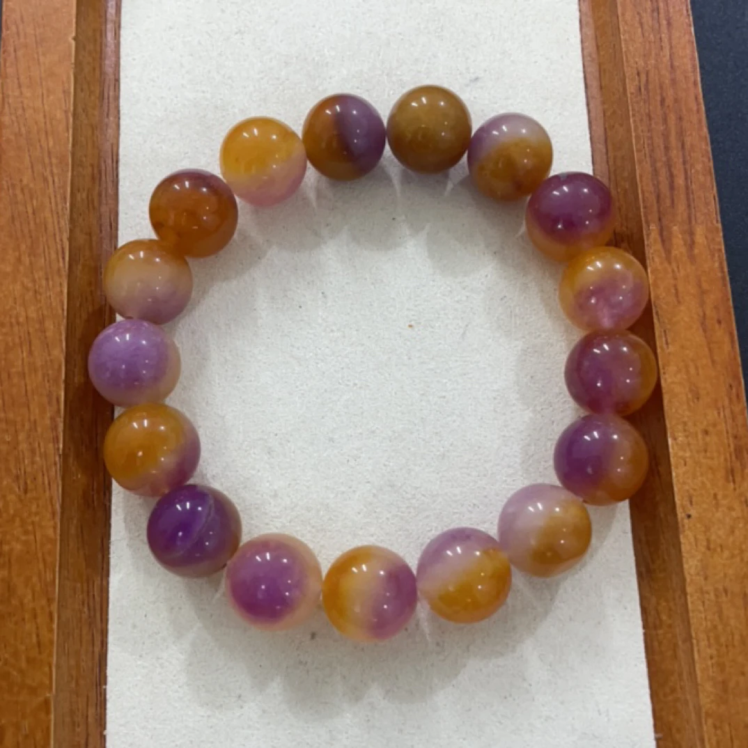 193  卡12紫黄手串