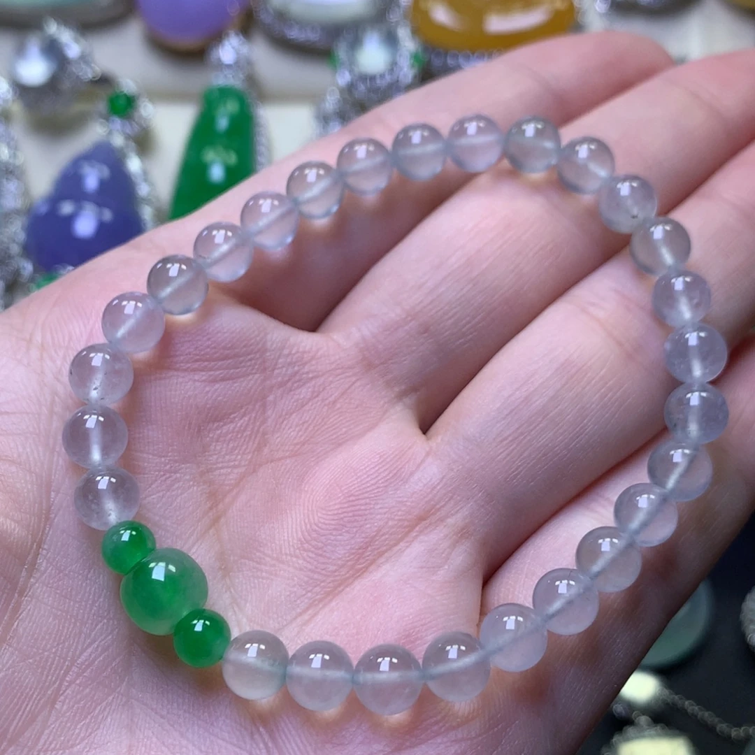 翡翠散珠天然缅甸翡翠