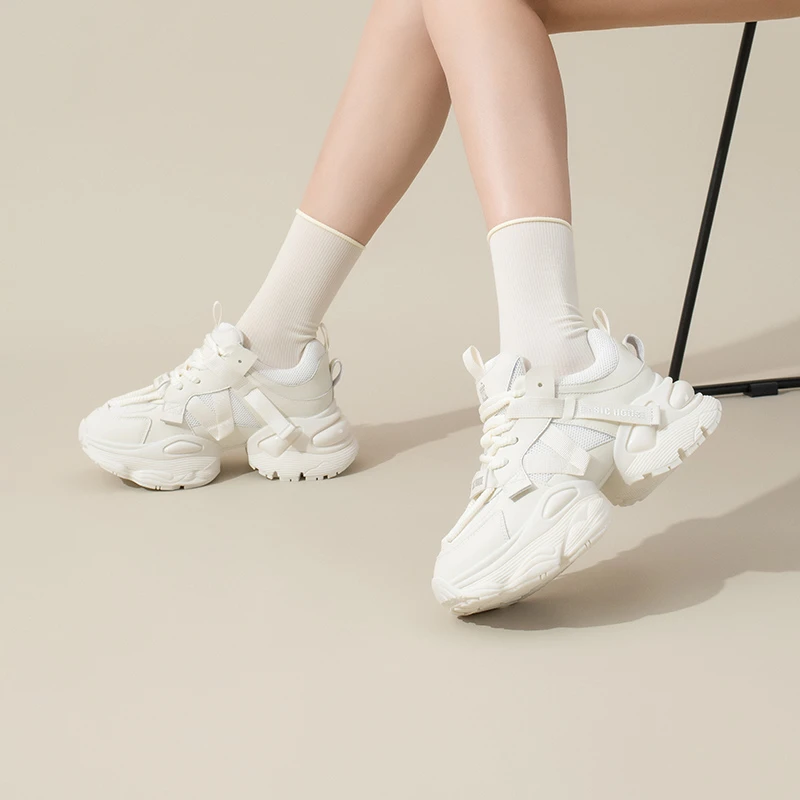 高颜值老爹鞋老爹鞋女款2025爆款百搭休闲老爹鞋潮流B1094B90412