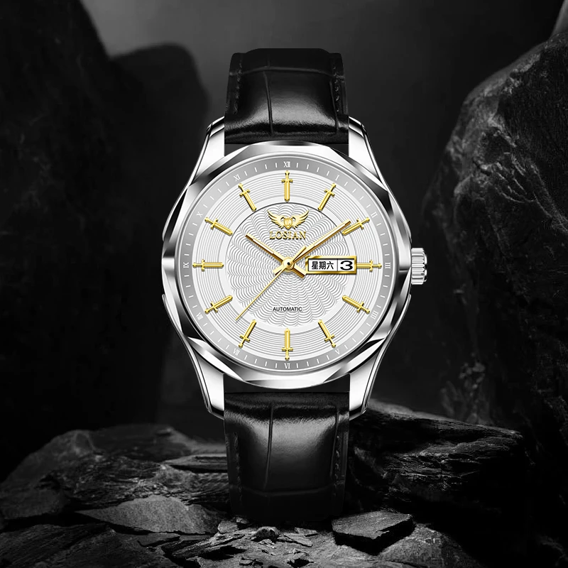 十二骑士系列 商务夜光高端防水男士手表L2500-1-G