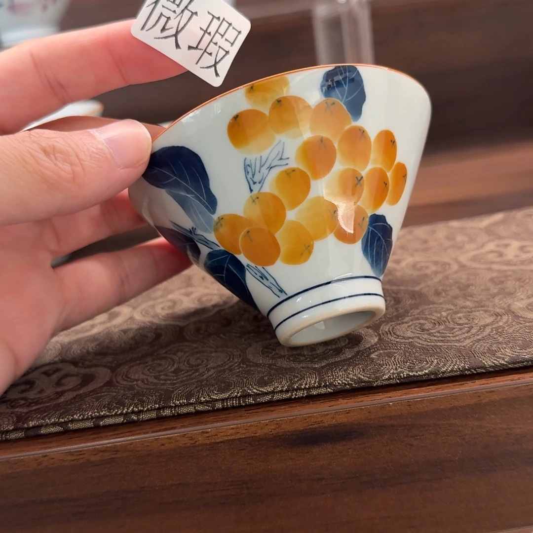 釉下彩纯手绘微瑕