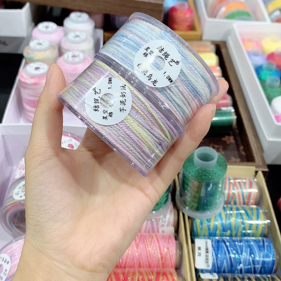 腈纶手搓棉芋泥奶油、白桃乌龙