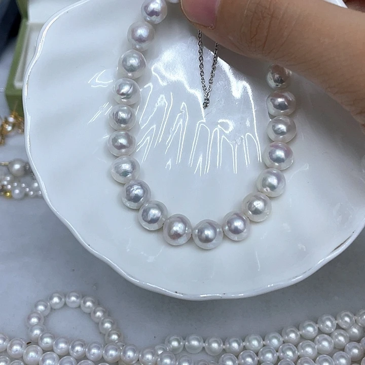 淡水珍珠手绳银S925镶嵌