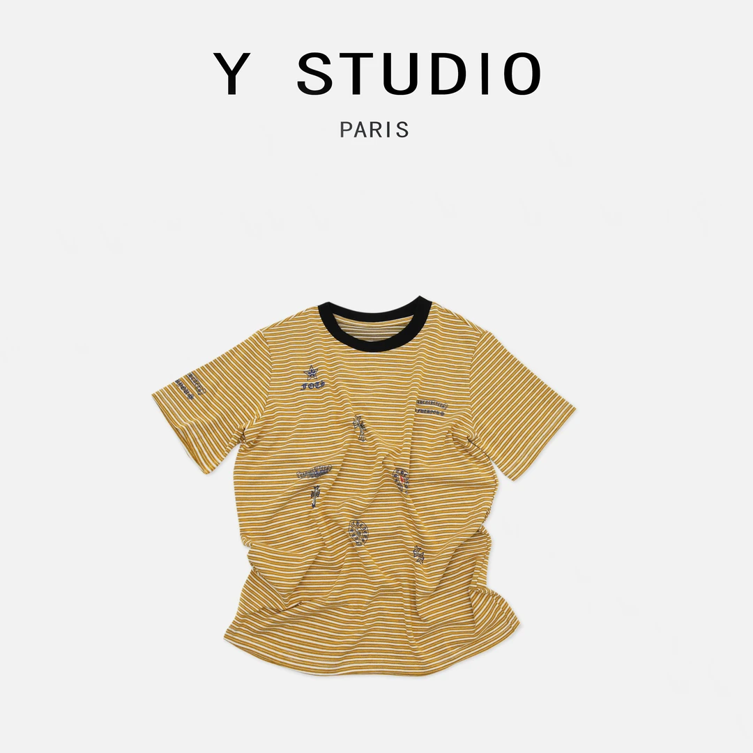 【大妮专属】（永恒瞬间）2025夏季高街时尚简约设计重工短袖T恤