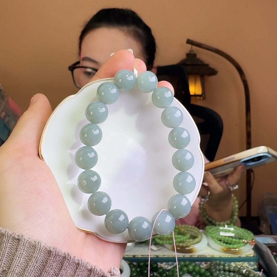 和田玉未镶嵌手链