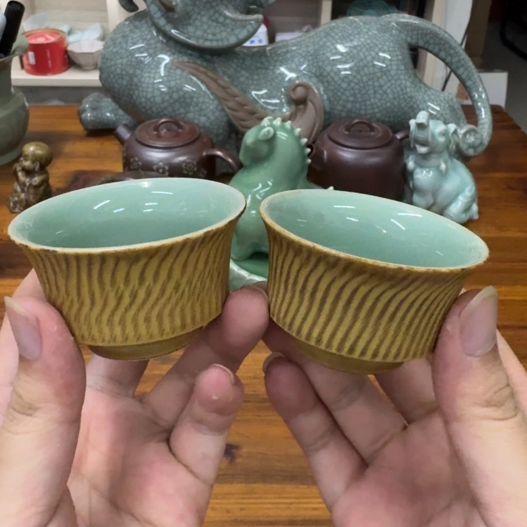 小仲青瓷茶具微瑕1002