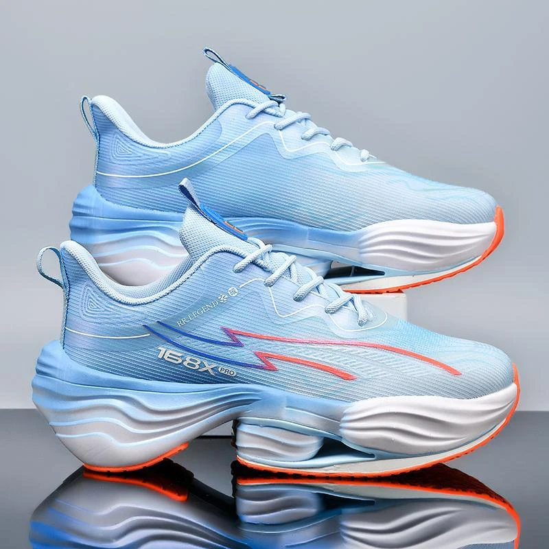 夏季新款2025跑步鞋男减震回弹竞速透气训练运动鞋碳板跑鞋男直播