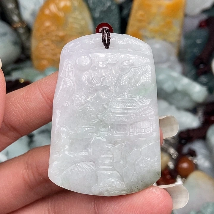 颈饰未镶嵌翡翠翡翠