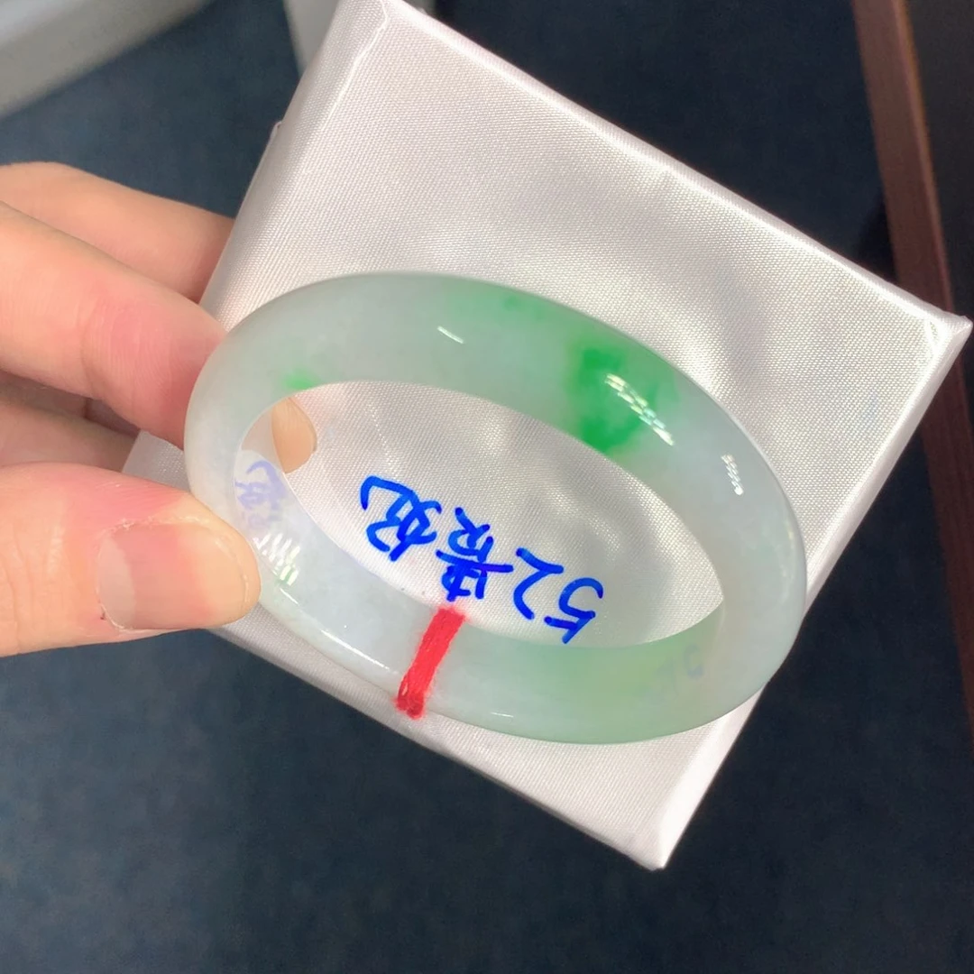 翡翠手镯（贵妃镯）未镶嵌翡翠（52贵妃）