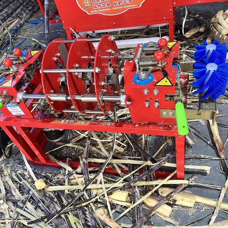 【豫发厂家直发】全自动甘蔗削皮机商用甘蔗去皮机切段刮皮机