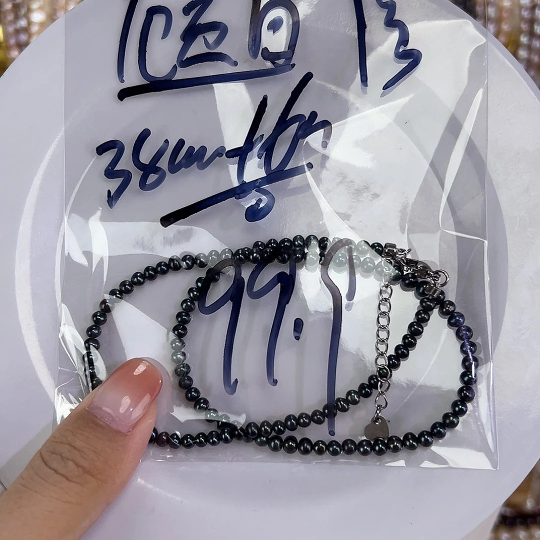 淡水珍珠手绳钛钢