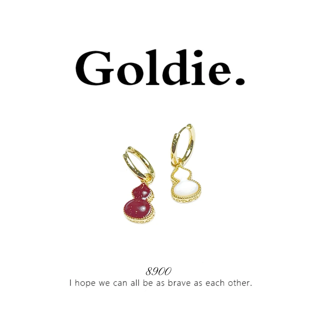 铜合金耳饰 设计师款经典时尚百搭气质耳饰 8900