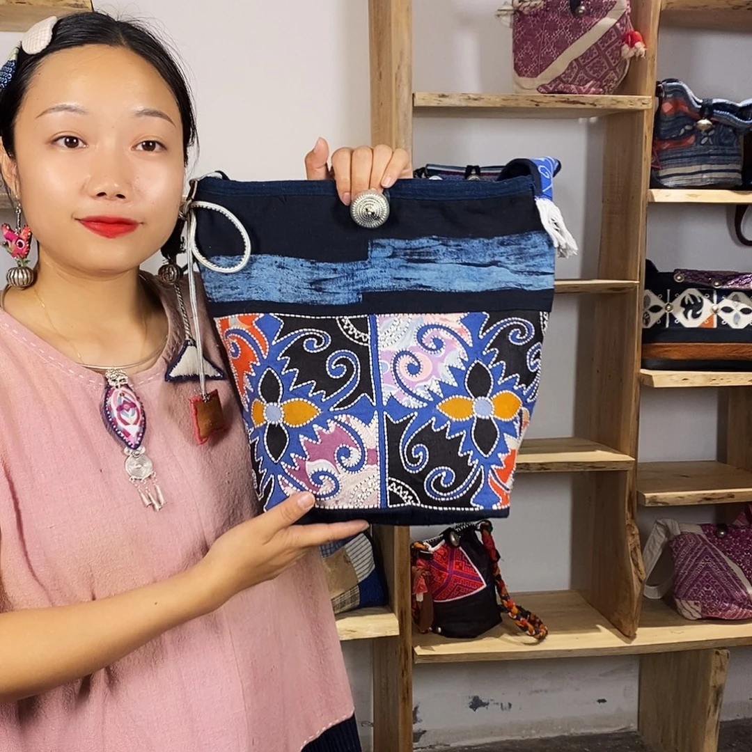 织绣新品手工制作包包