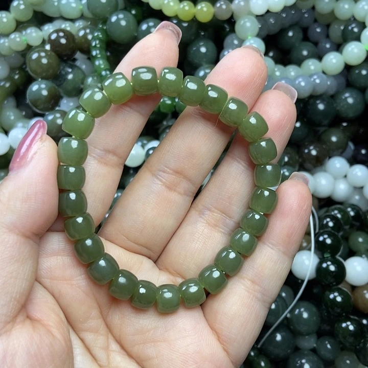 和田玉未镶嵌手链卡9