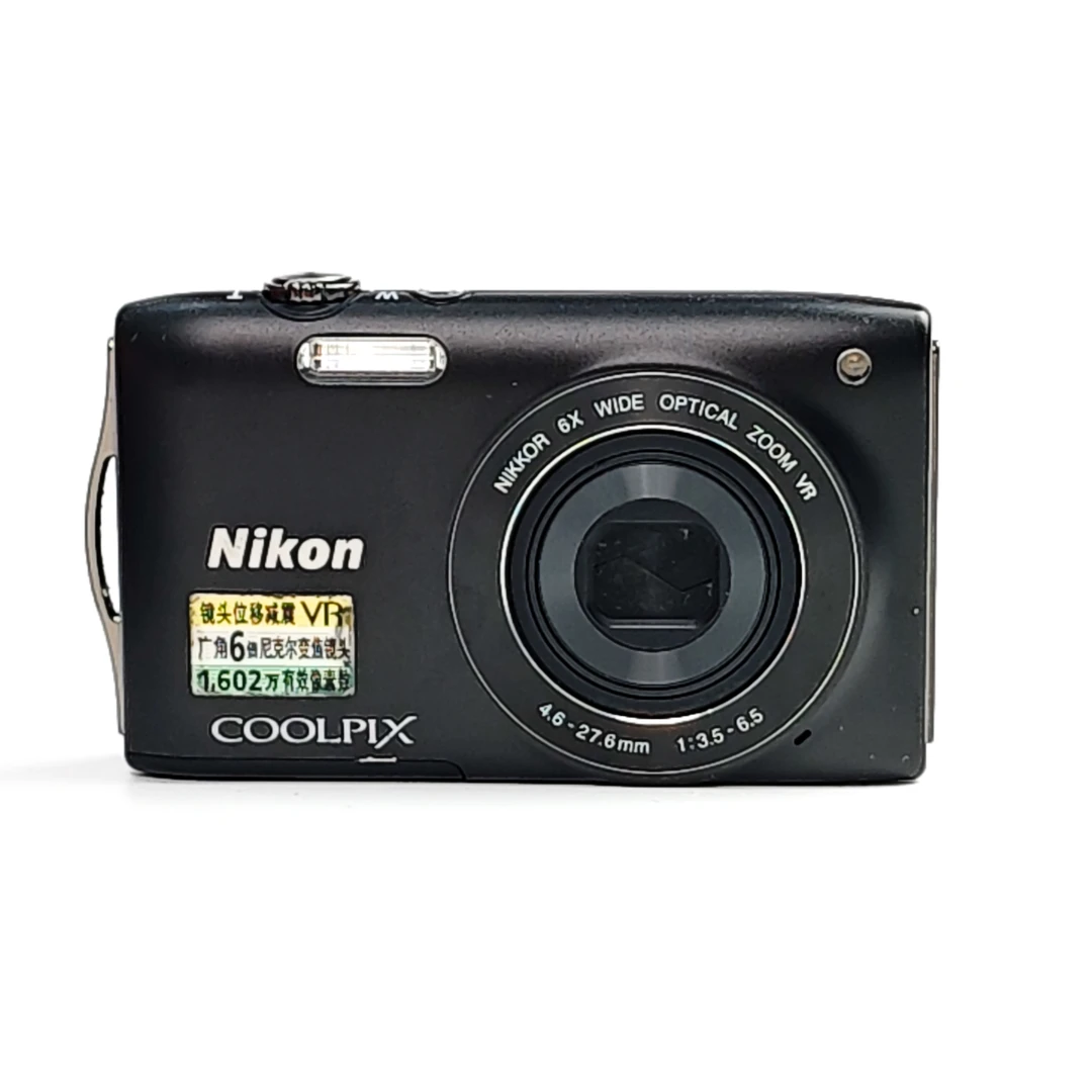 95新 Nikon/尼康 s3200奶油肌柔白出片1600万像素可广角