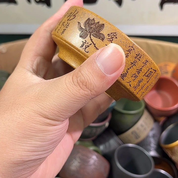 茶杯紫砂全手工紫砂主人杯