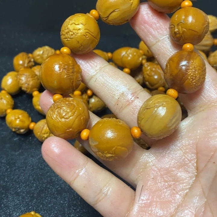 嘿***y手串/手链橄榄核橄榄微瑕正圆