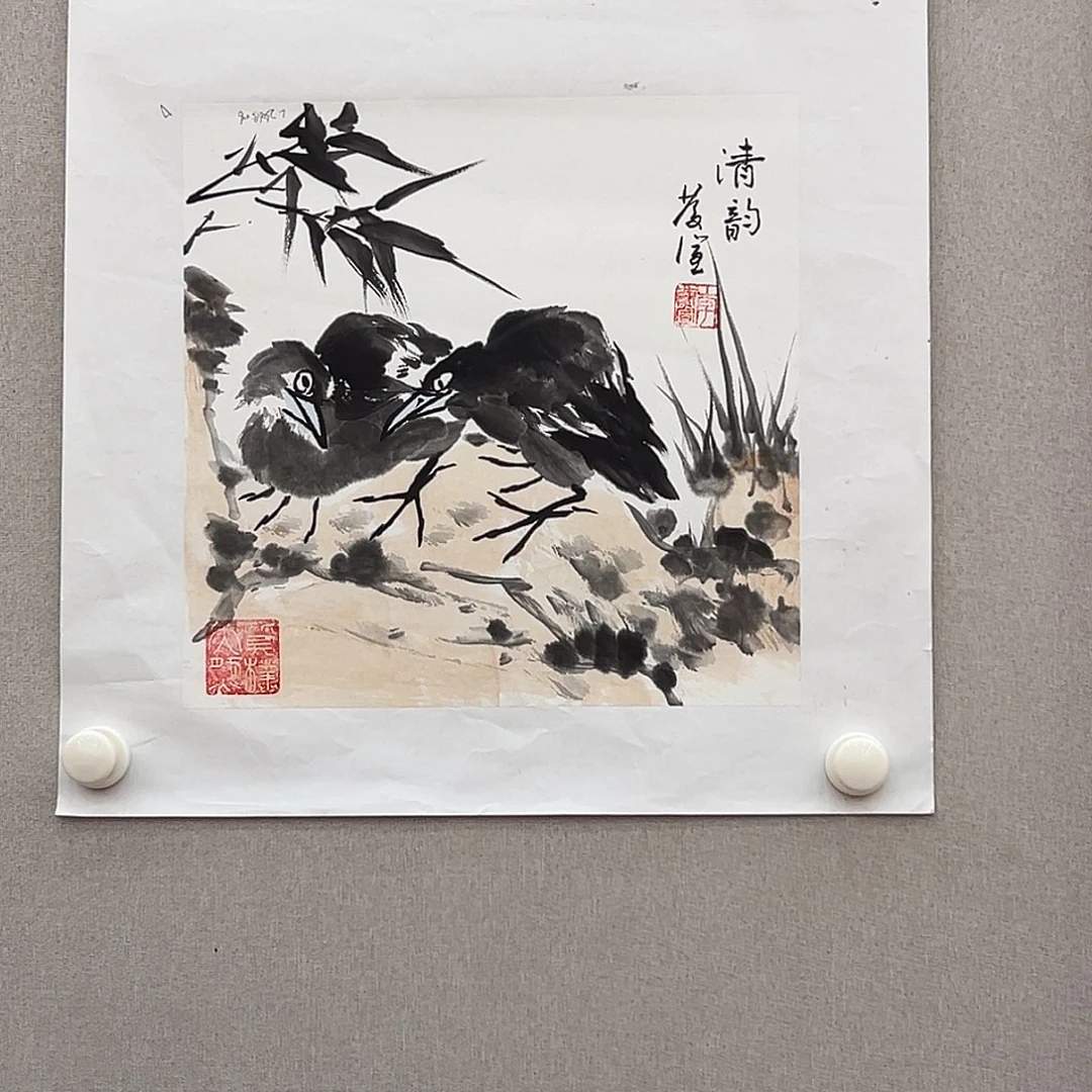 国画李庆宣展览原作