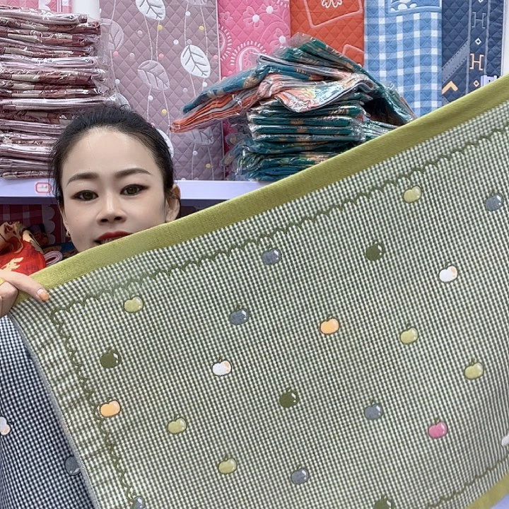 棉绿色平安果纯棉