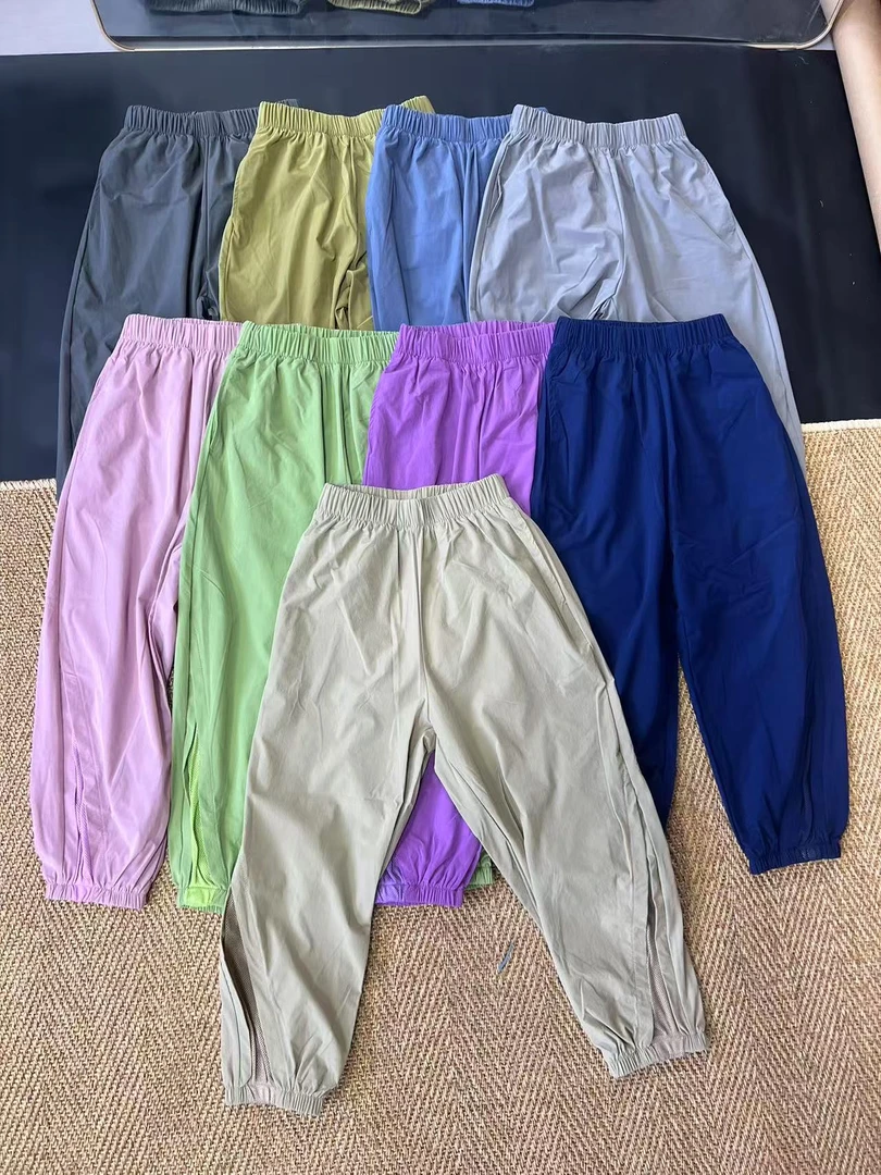 2025新款夏季男童女童儿童速干长裤缩脚裤休闲裤运动薄款防蚊宽松