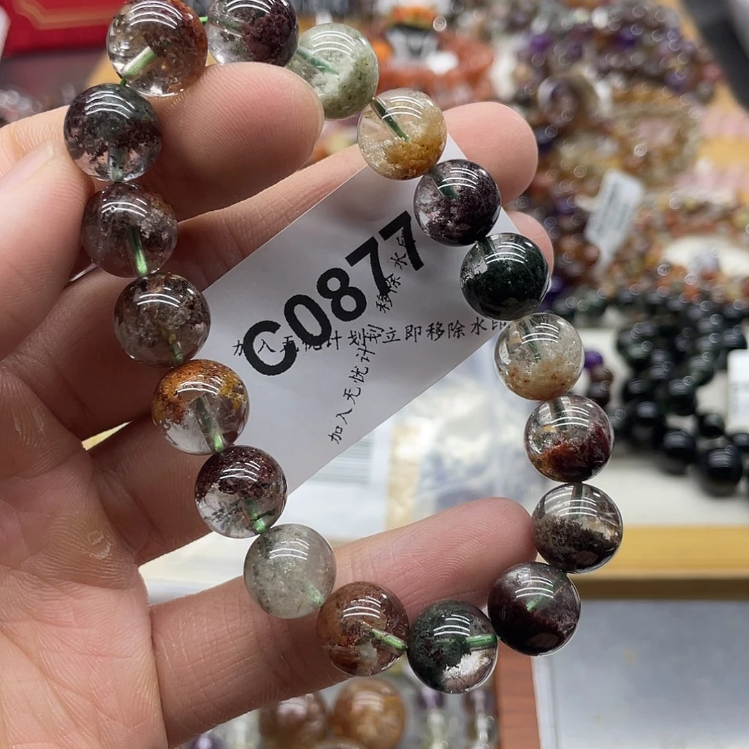 水晶未镶嵌手串天然