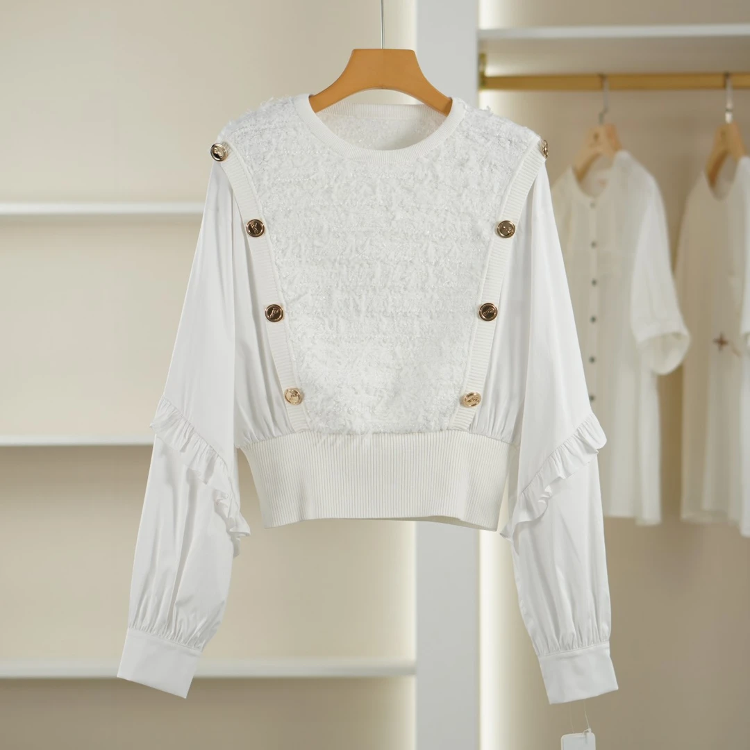 麦迪尚品【H】5040199 春季时尚小香风上衣针织衫品牌撤柜 B3组