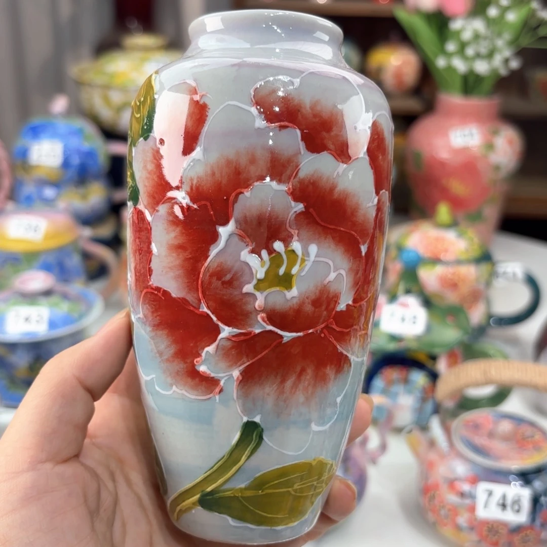 景德镇手绘高温釉下彩陶瓷茶具