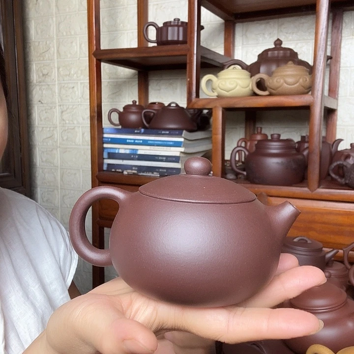 茶壶紫砂西施300cc半手工