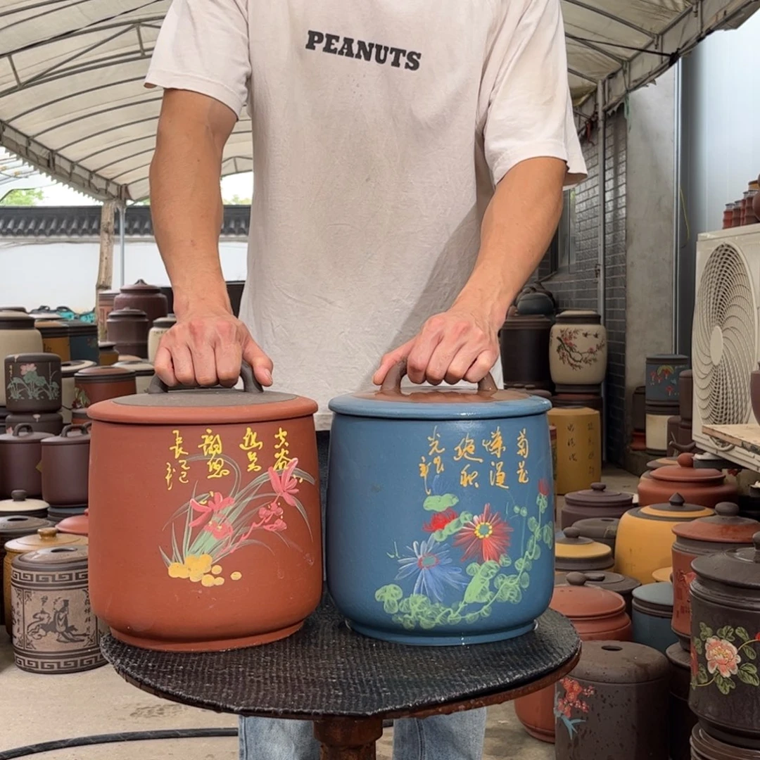 茶叶罐紫砂8 饼茶叶罐