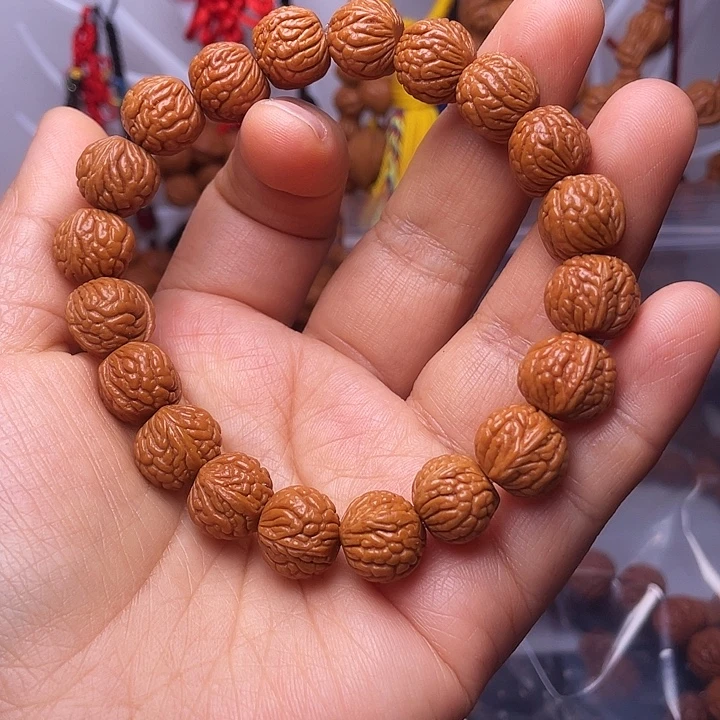 桃核吊坠龙纹桃枭