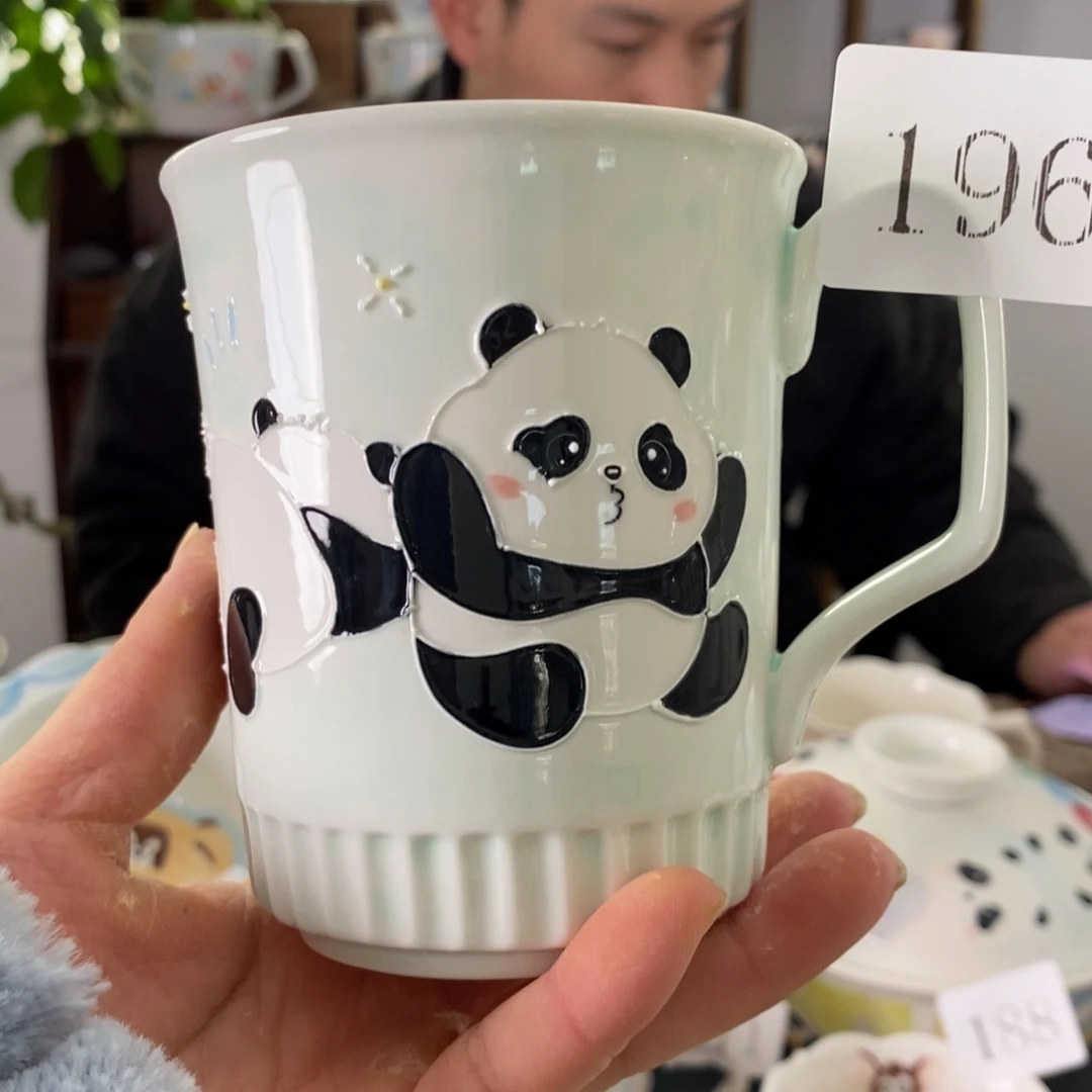 瓷片景德镇釉下彩手绘