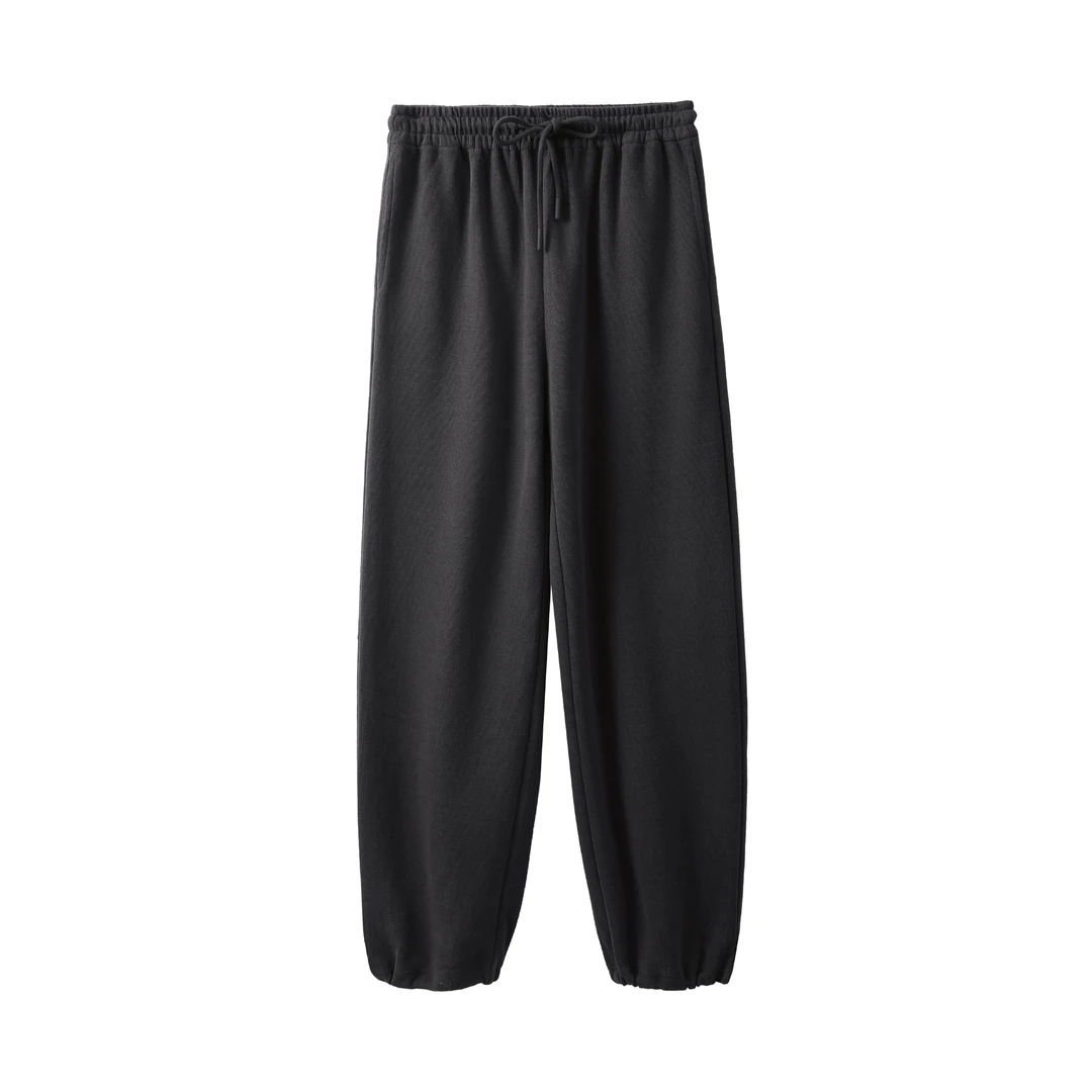 特！靓肤气质灰~盐系免穿搭！线下27&9！休闲运动风女式长裤L70691