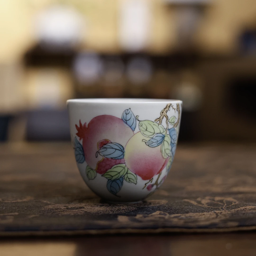 【非遗好物】 福寿三多鸡蛋杯（聖甫0105）