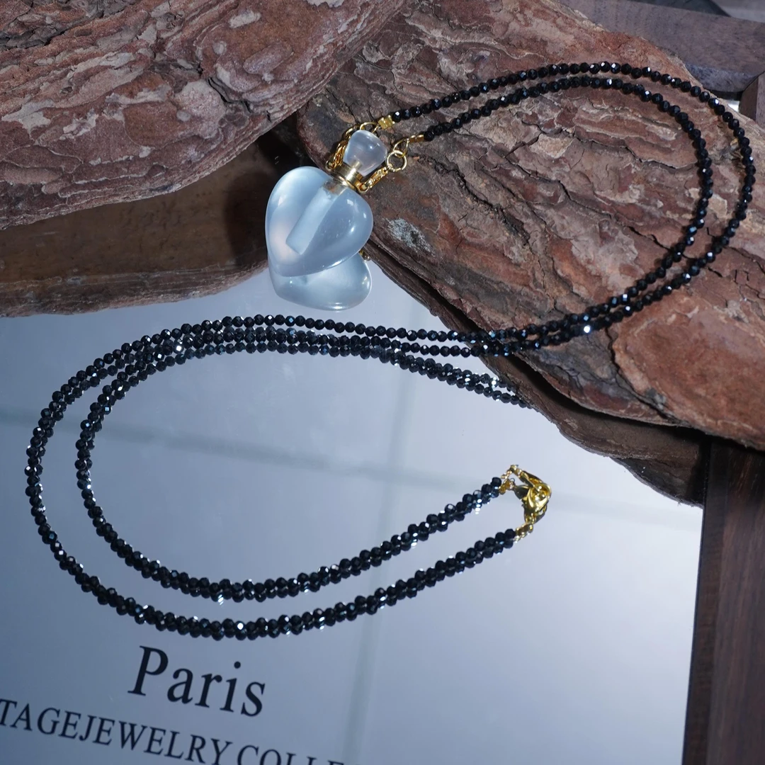 Fiilo「暗夜心弦」定制设计款 天然水晶项链 多样性发一