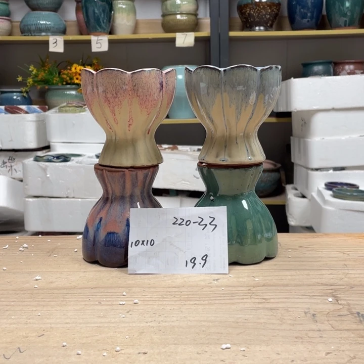 紫砂花盆多肉花盆微瑕33