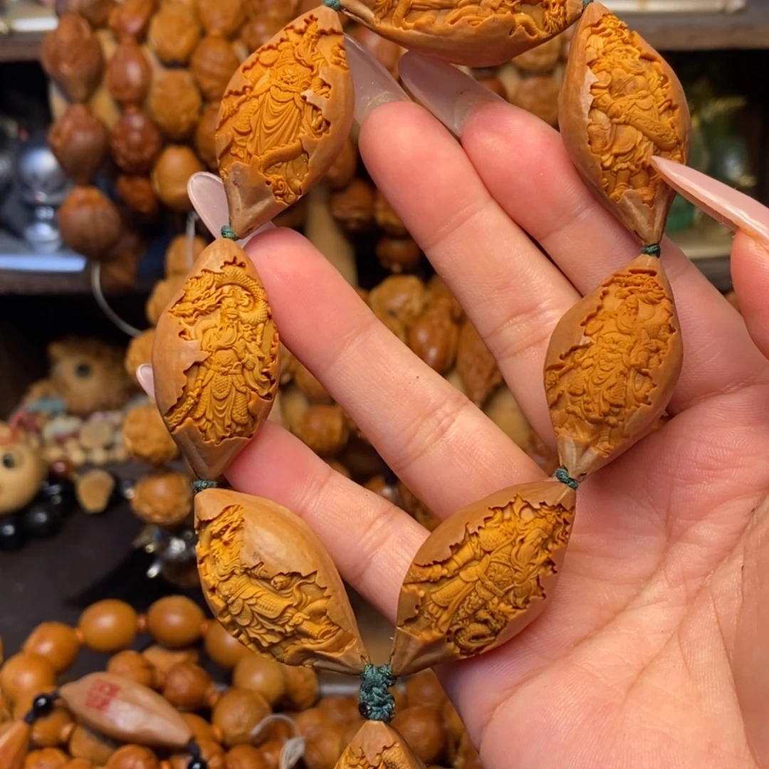 手串/手链橄榄核御龙关公