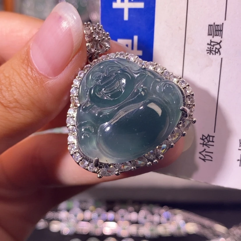 【闪购商品】翡翠未镶嵌颈饰天然