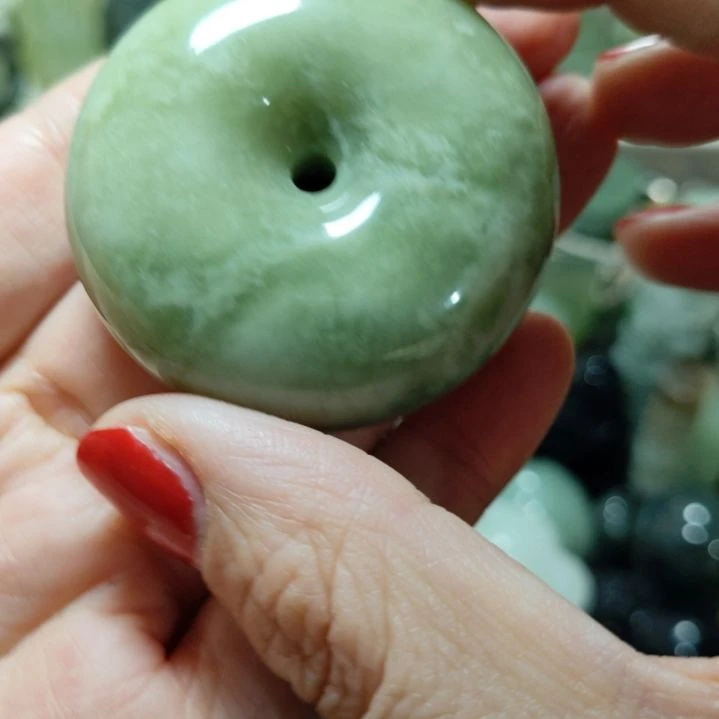 岫玉平安扣未镶嵌