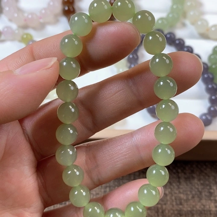 和田玉手串未镶嵌