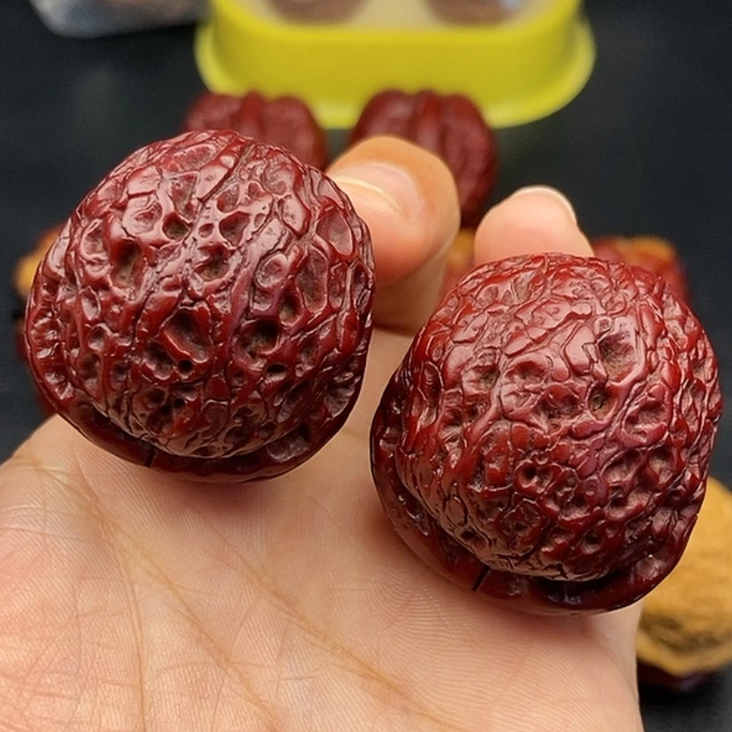 【闪购商品】把件文玩核桃碰****莉39尺龙珠