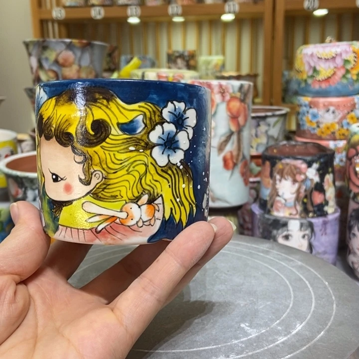 景德镇艺术手绘作品
